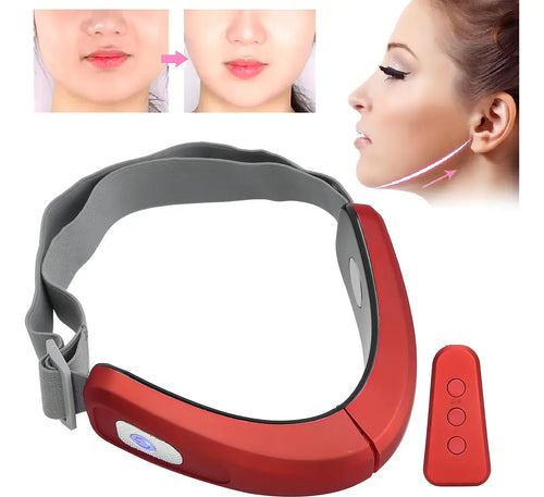 Masajeador Reductor de Papada Eléctrico — Efecto V-Face y Lifting Facial