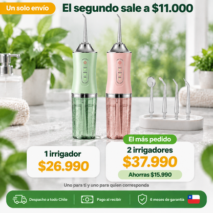 Irrigador Oral 3 Modos - Limpieza a tu ritmo
