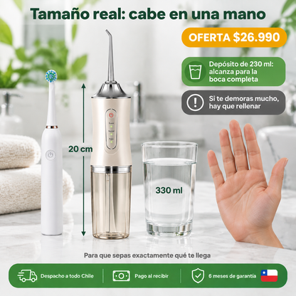 Irrigador Oral 3 Modos - Limpieza a tu ritmo