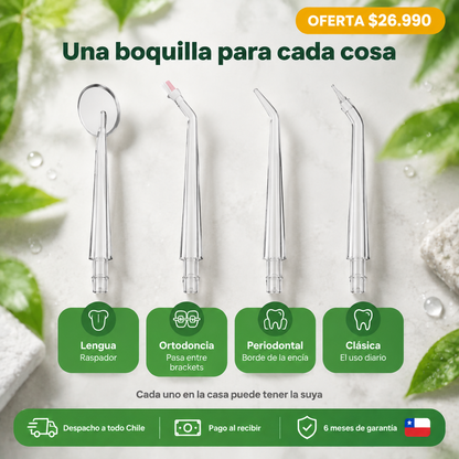 Irrigador Oral 3 Modos - Limpieza a tu ritmo