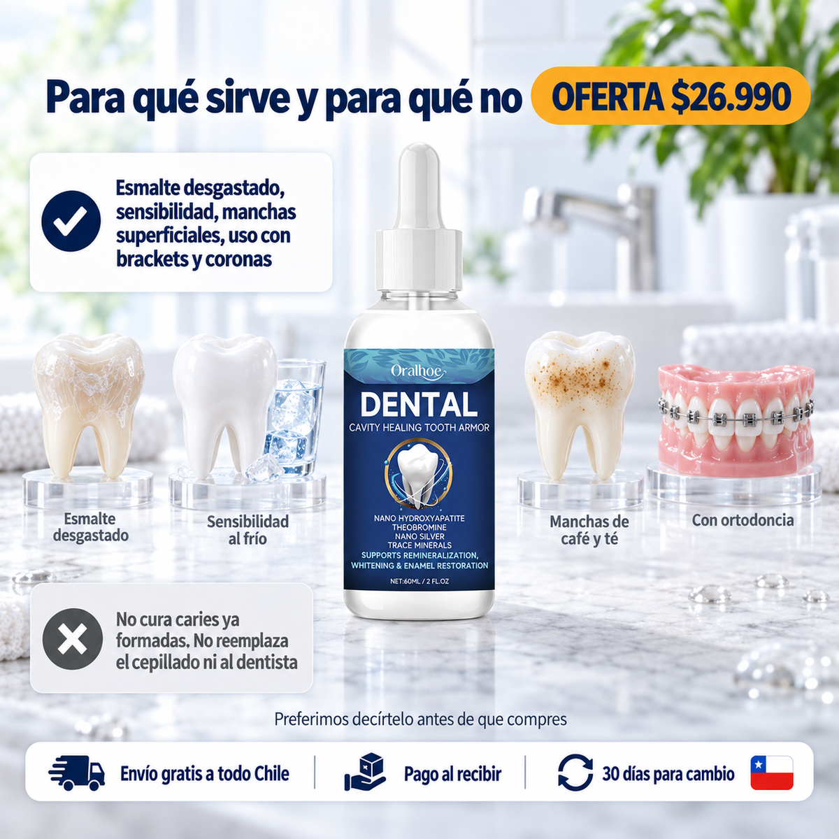 Dental Cavity Healing™ - Protección y Fortalecimiento Dental Avanzado