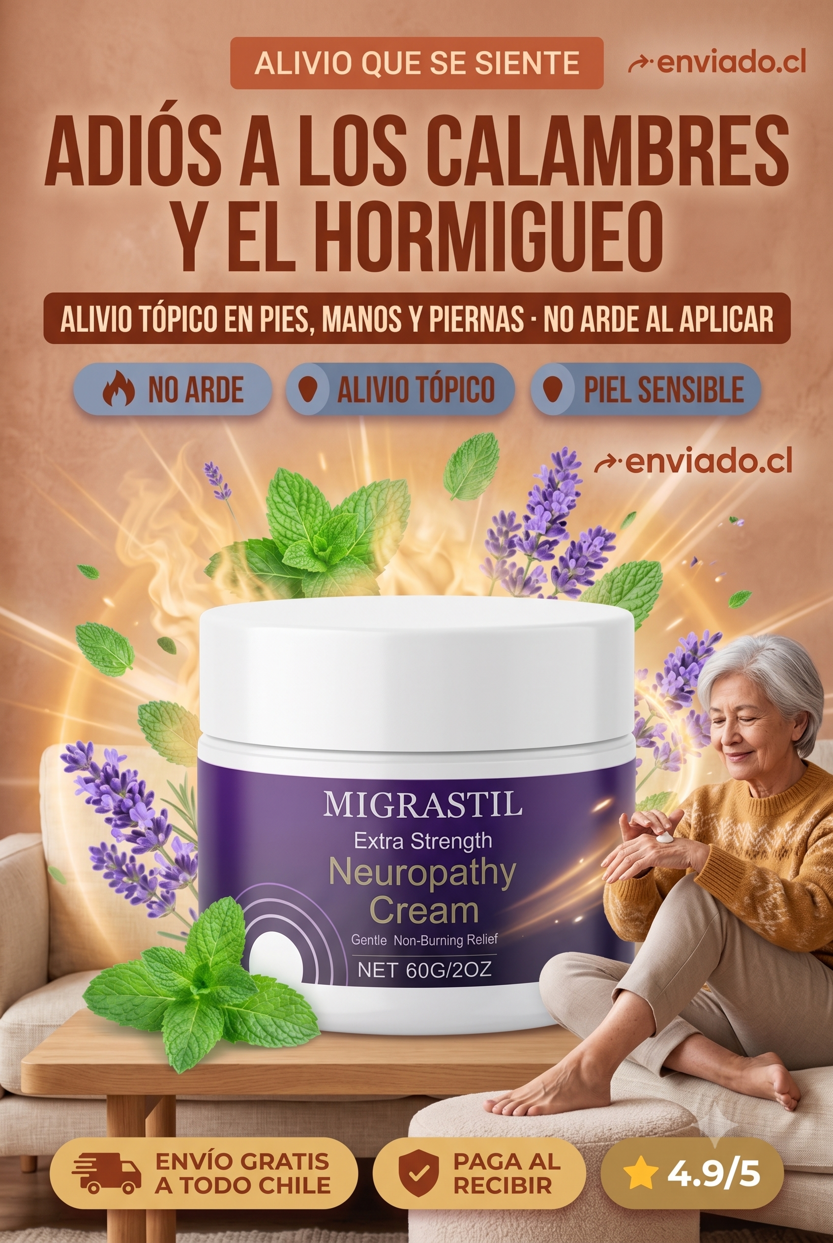Migrastil® - Alivio Tópico para Síntomas de Neuropatía