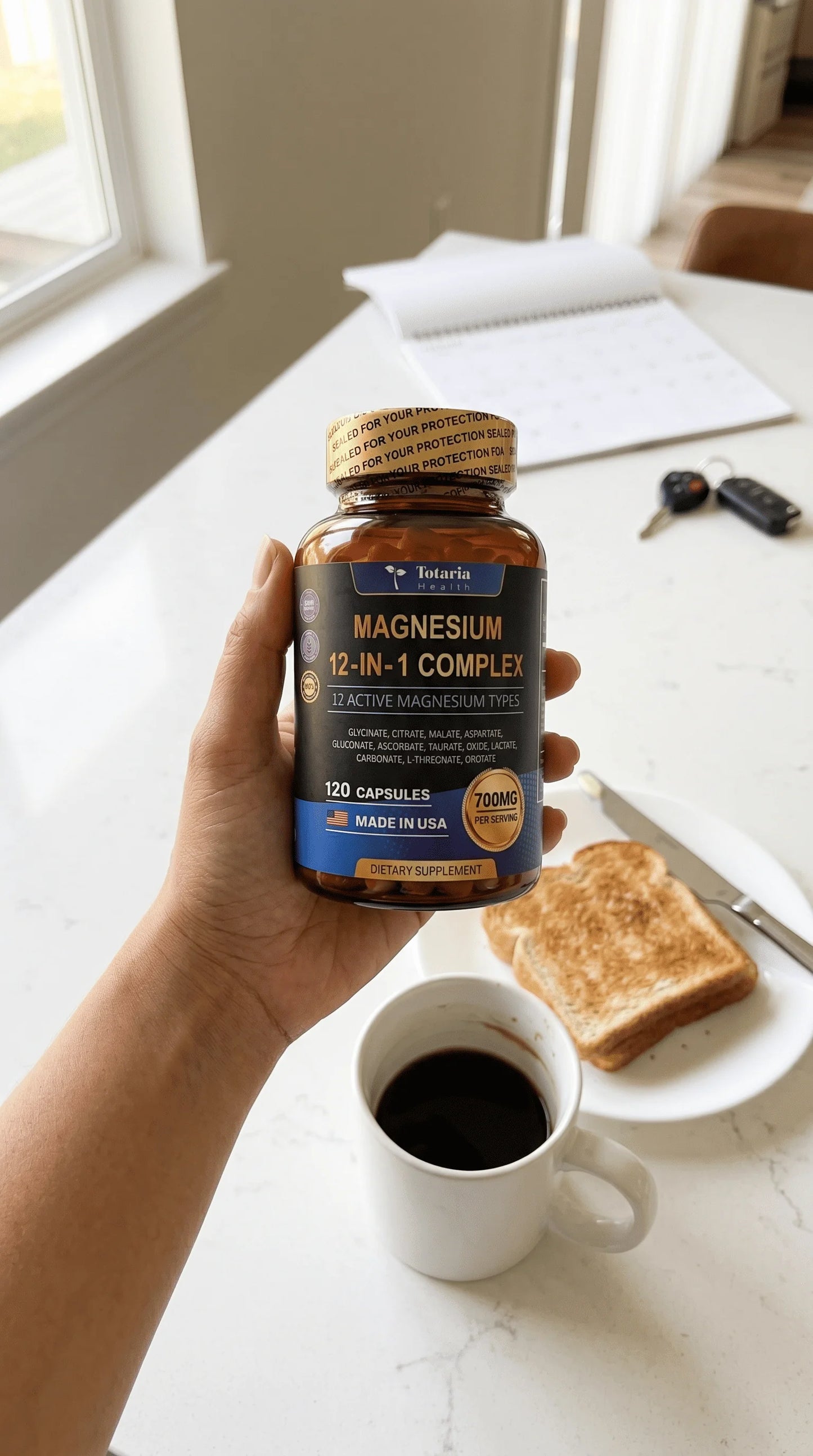 Reseña de clienta sobre Magnesium 12-in-1 Complex