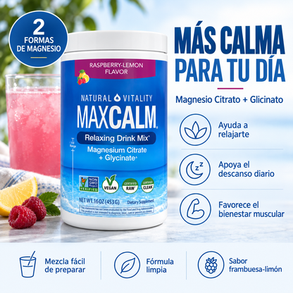 MAXCALM™ Magnesio Glicinato + Citrato