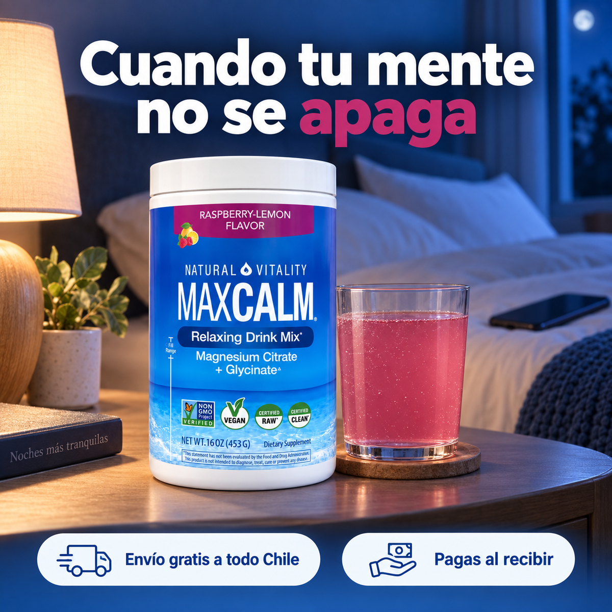 MAXCALM™ Magnesio Glicinato + Citrato