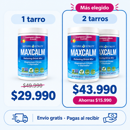 MAXCALM™ Magnesio Glicinato + Citrato
